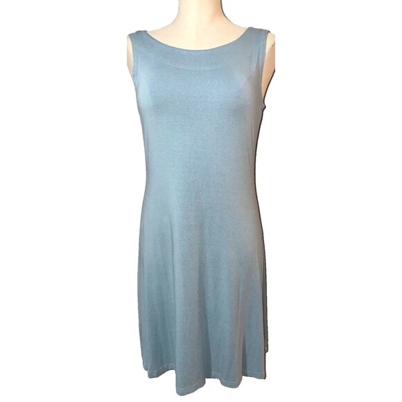Cut Loose Women’s Mini Tank Dress size M NWT Stretch Knit Made in USA Boat Neck - Picture 1 of 7